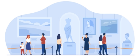 πλούσια αποτελέσματα στο serp του google κατά την αναζήτηση για «μαθήματα μετάφρασης για μουσεία γκαλερί»